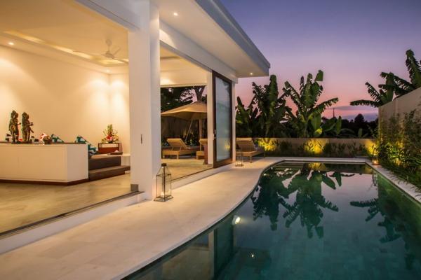 Swimming Pool At Dusk