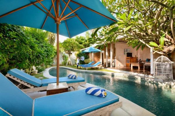 Sun Loungers Facing Towards Living Room