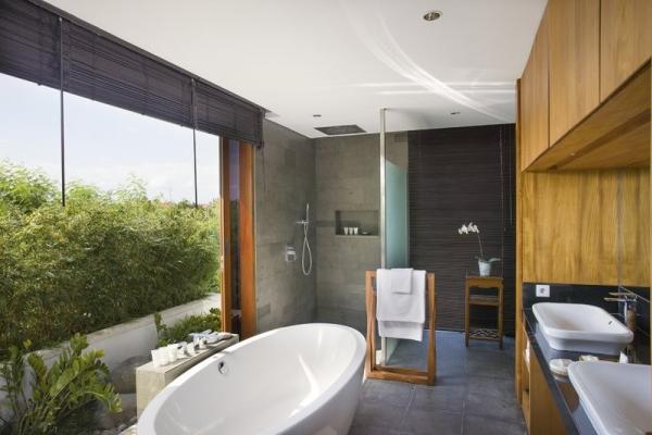 Oval Bathtub In The Bathroom Two Upstairs