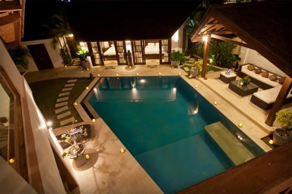 Swimming Pool Area From Upstairs