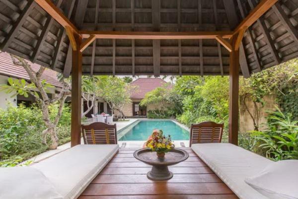 Gazebo At Poolside