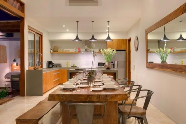 Dining Table And Kitchen Space