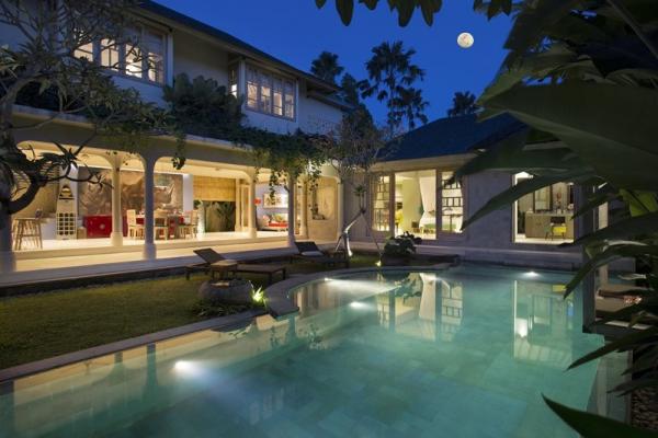 The Swimming Pool At Night