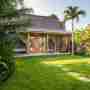 Garden And Footstep To The Room