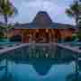 Swimming Pool At Dusk